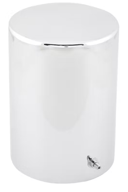 Oil filter cover Chrome. 3 5/8